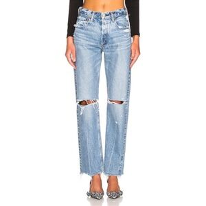 Moussy • Vintage Viola Wide Straight in Blue